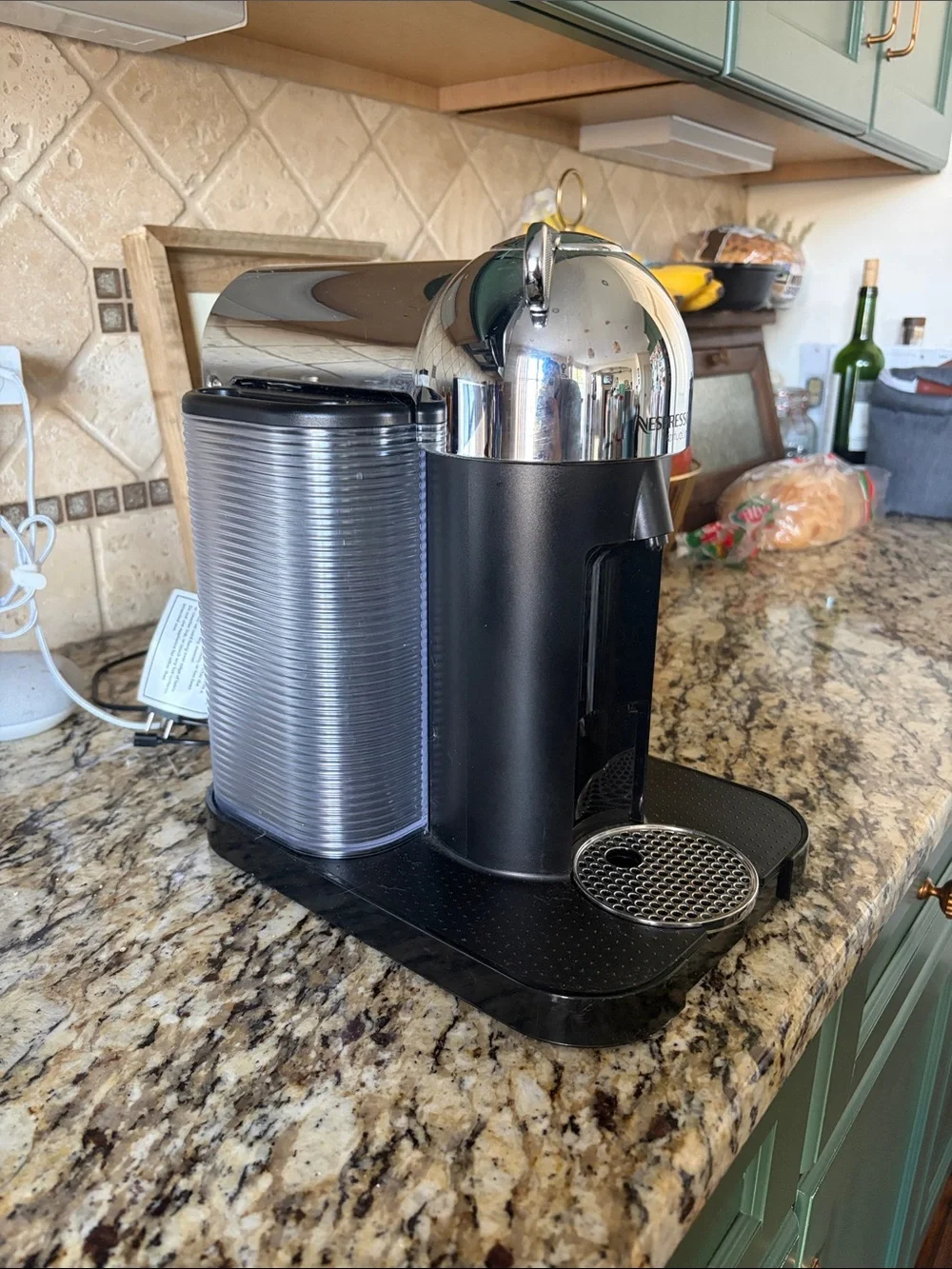 Nespresso Espresso Machine - Black with Chrome Accents